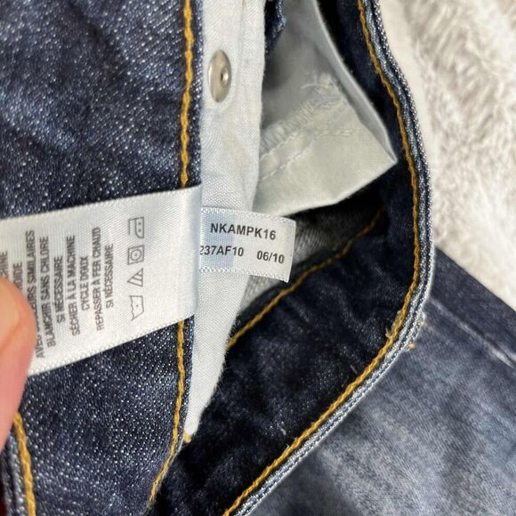 Aeropostale Jeans Womens 1/2 Reg Bayla Skinny Fit Mid Rise Dark Wash Everyday - Picture 6 of 10